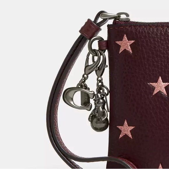 Coach Removable Charms Key Ring Bundle Of Two C Charm And Snowman Gray - Picture 2 of 2